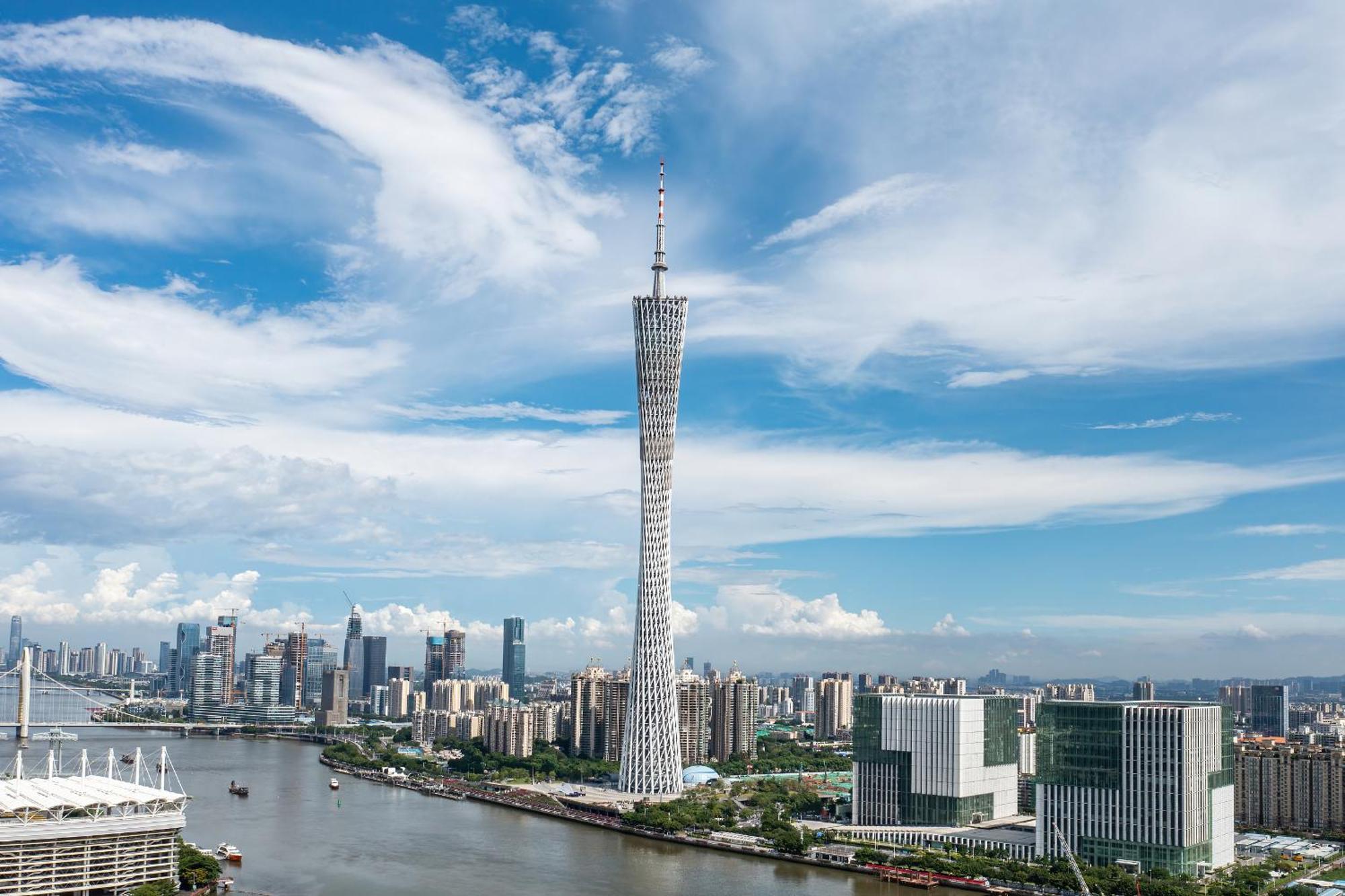 Yun Jin City View Hotel - Guangzhou Taikoo Hui Zhujiang New Town Tianhe Sports Center Eksteriør bilde